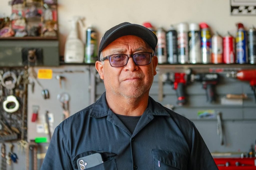 Shop owner Eusebio Sanchez